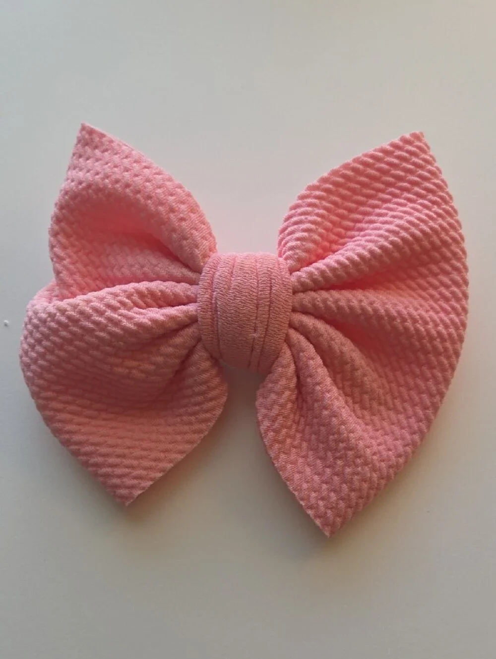Kids Pink & Blue Bow Hair Clips - Set of 8